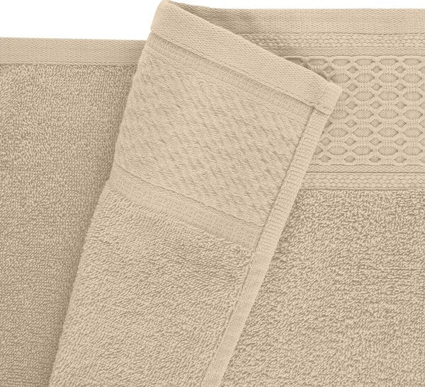 BAVLNENÉ UTERÁKY SOLANO SADA 2 KS 50X90 CM, 2 KS 70X140 CM VIACFAREBNÁ