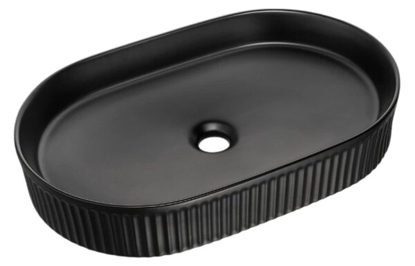 Comad Keramické umývadlo na dosku BEYOND 3 BLACK, čierna mat