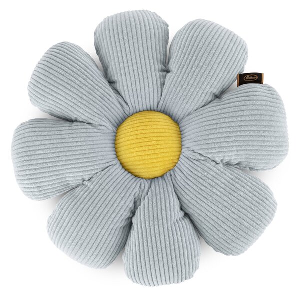 DETSKÝ DEKORAČNÝ VANKÚŠ FLOWER40 (FI) 37 CM STRIEBORNÁ