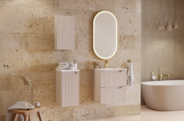 Comad Doplnková kúpeľňová skrinka nízka Nova Cashmere 30 kašmír