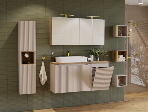 Comad Kúpeľňová skrinka pod umývadlo Nova Cashmere 80 kašmír