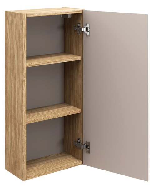 Comad Kúpeľňová skrinka závesná horná Ocean Beige 35 béžová/dub olejovaný
