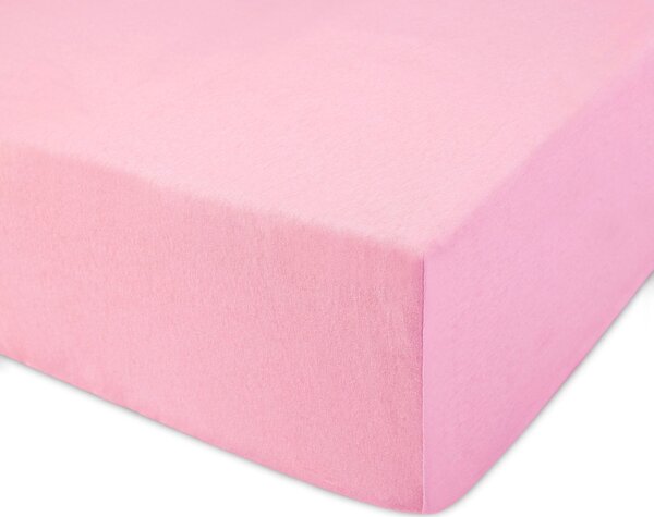 DETSKÉ JERSEY PRESTIERADLO 005 60X120 CM RUŽOVÉ