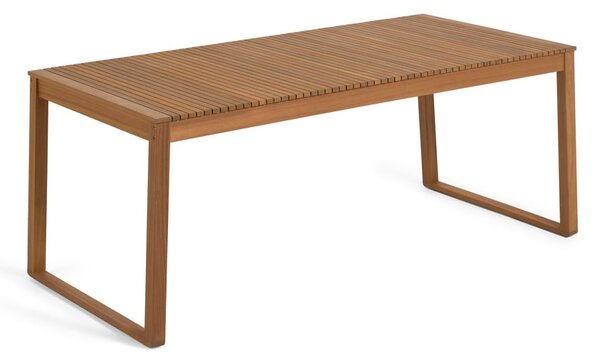 Záhradný jedálenský stôl z akáciového dreva Kave Home Emili, 180 x 90 cm
