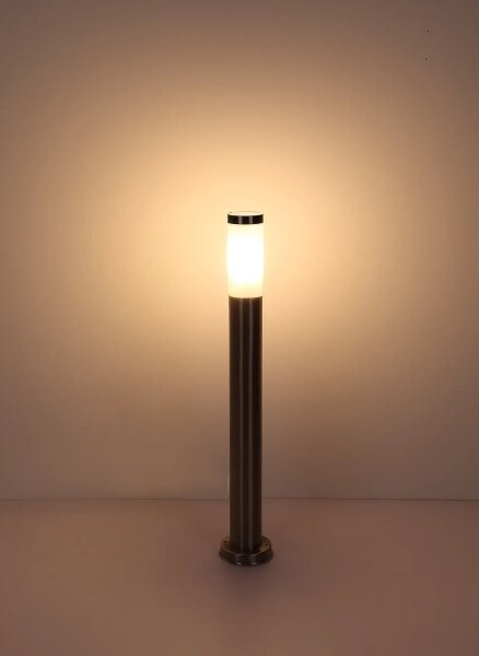 Globo 31588 - Vonkajšia lampa BOSTON 1xE27/23W/230V IP44 80 cm lesklý chróm