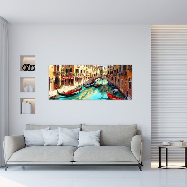Obraz - Benátky (120x50 cm)