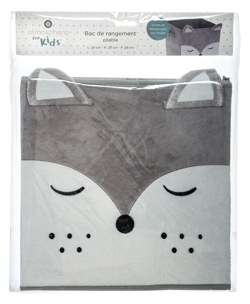Úložný box Wolf, 29x29x29 cm, sivá BX