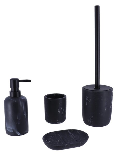 Dávkovač mydla Everist Black Marble, čierna, 300 ml