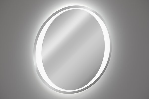 Comad Závesné zrkadlo s LED osvetlením Aurelia ⌀80 cm