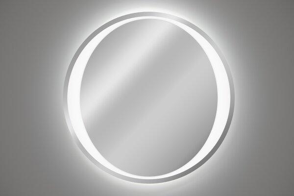 Comad Závesné zrkadlo s LED osvetlením Aurelia ⌀80 cm