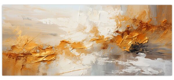 Obraz - Zlatá textúra (120x50 cm)