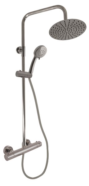 Slezák - RAV Sprchový komplet s termostatickou batériou TERMOSTATICKÁ - TRM82.5/5-01.4MGK, Metal Grey kartáčovaná