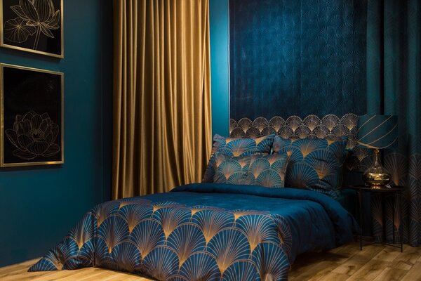 MAKOSATÉNOVÉ OBLIEČKY LIMITED COLLECTION LOTOS1 160X200 CM, 2KS 70X80 CM VZOROVANÉ