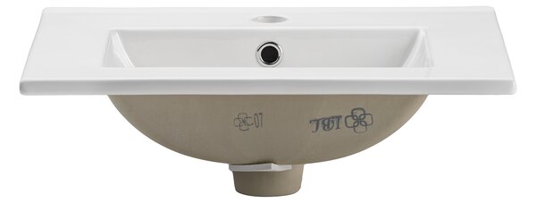 Comad Nábytkové keramické umývadlo UM-2050RB DANCE 50, 52x40 cm, biela lesklá