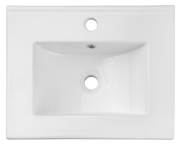 Comad Nábytkové keramické umývadlo UM-2050RB DANCE 50, 52x40 cm, biela lesklá