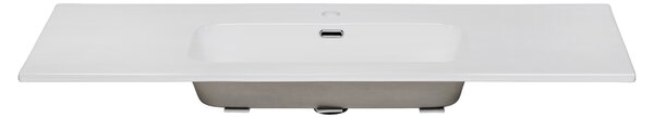 Comad Nábytkové keramické umývadlo GO 120/DP-8095, 121x46 cm, biela lesklá