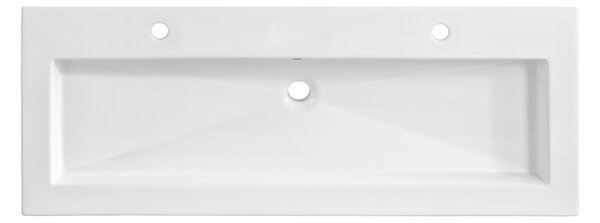 Comad Nábytkové keramické umývadlo UM-8070 SPIRIT 120, 121x46 cm, biela lesklá