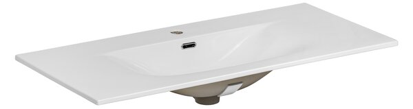 Comad Nábytkové keramické umývadlo SKY 100/DP-8099, 101x46 cm, biela lesklá