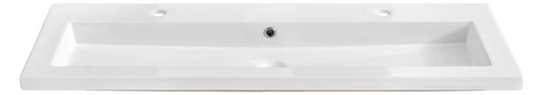 Comad Nábytkové keramické umývadlo UM-8070 SPIRIT 120, 121x46 cm, biela lesklá