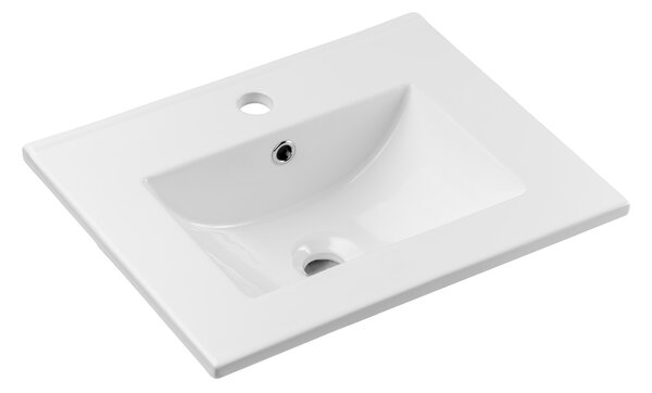 Comad Nábytkové keramické umývadlo UM-2050RB DANCE 50, 52x40 cm, biela lesklá