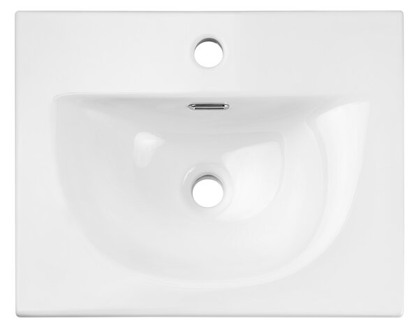 Comad Nábytkové keramické umývadlo SKY 3 50CM, 51x40 cm, biela lesklá