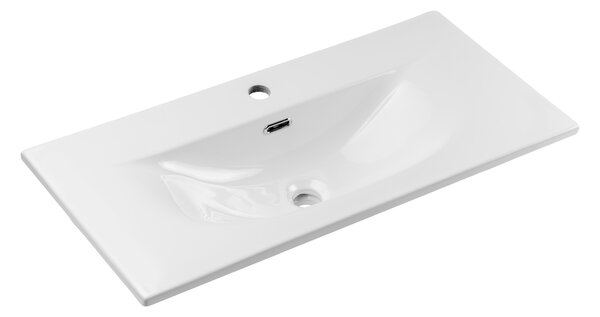 Comad Nábytkové keramické umývadlo SKY 3 80CM, 81x40 cm, biela lesklá