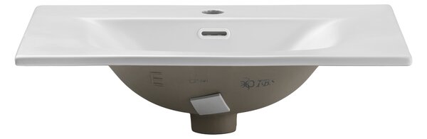 Comad Nábytkové keramické umývadlo SKY 1 60 MATT WHITE, 61x46 cm, biela matná