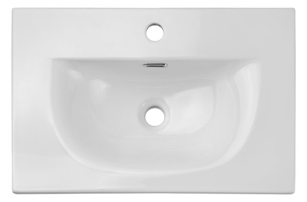 Comad Nábytkové keramické umývadlo SKY 3 60CM, 61x40 cm, biela lesklá