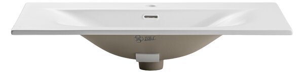 Comad Nábytkové keramické umývadlo SKY 1 80 DP MATT WHITE, 81x46 cm, biela matná