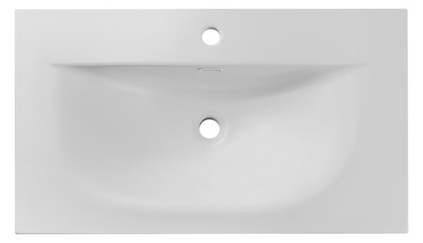 Comad Nábytkové keramické umývadlo SKY 1 80 DP MATT WHITE, 81x46 cm, biela matná