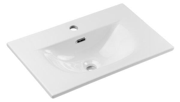 Comad Nábytkové keramické umývadlo SKY 3 60CM, 61x40 cm, biela lesklá
