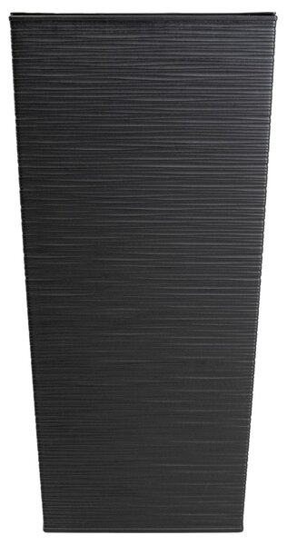PLASTOVÝ KVETINÁČ PORTO RIFLO 67,5X35X35 CM ČIERNA