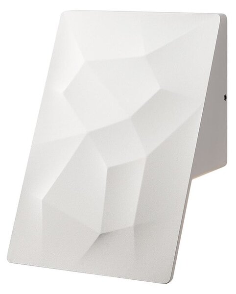 Exteriérové nástenné LED svietidlo Cracks, 1x LED 10w, biele