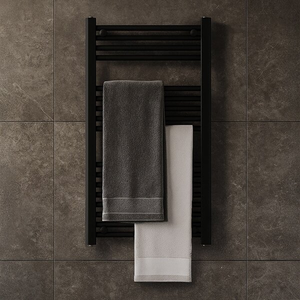 BPS-koupelny Kúpeľňový radiátor CORSO BL 2 50x90 cm, čierny