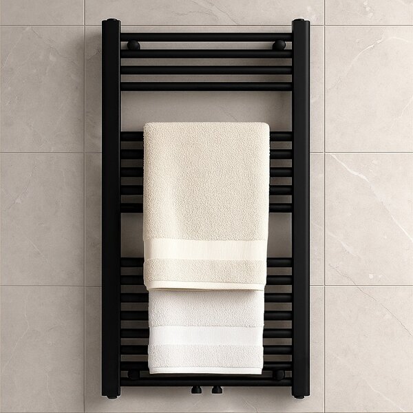 BPS-koupelny Kúpeľňový radiátor CORSO BL 2 50x90 cm, čierny