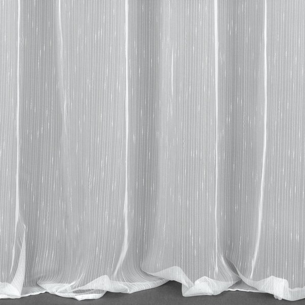 ZÁCLONA NA PÁSKE PILAR 350X270 CM BIELA