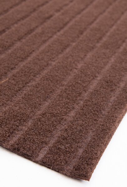 Textilná rohožka EMBOSSED VELVET T-008 HNEDÁ rozmer: 40x60 cm