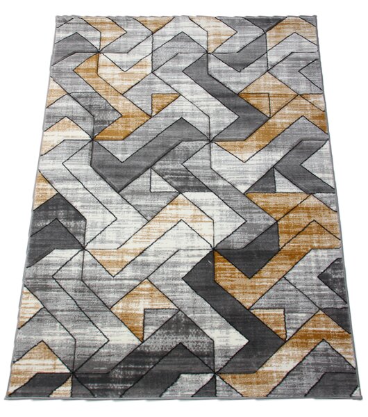 Koberec Cosmic Carving 5103 GREY/GOLD rozmery koberec: 80x150 cm