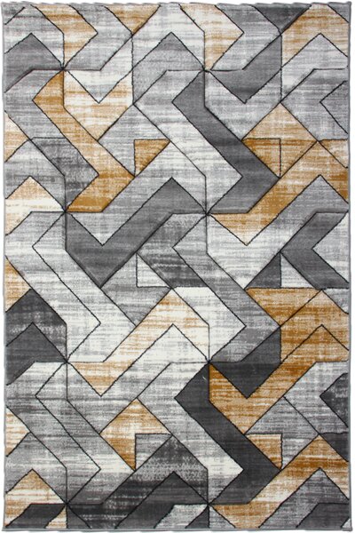 Koberec Cosmic Carving 5103 GREY/GOLD rozmery koberec: 80x150 cm