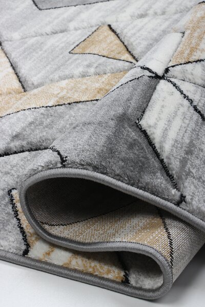 Koberec Cosmic Carving 5103 GREY/GOLD rozmery koberec: 80x150 cm