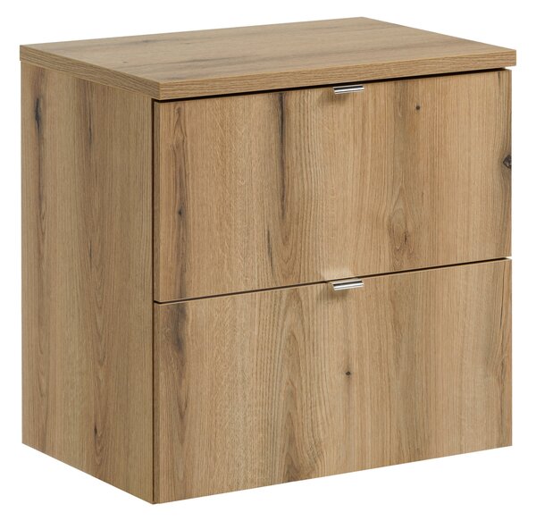 Comad Kúpeľňová skrinka pod doskové umývadlo Nova Oak 60 dub coast evoke