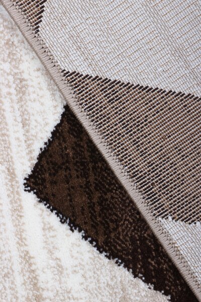 Koberec Cosmic Carving 5103 CREAM/BROWN rozmery koberec: 120x170 cm