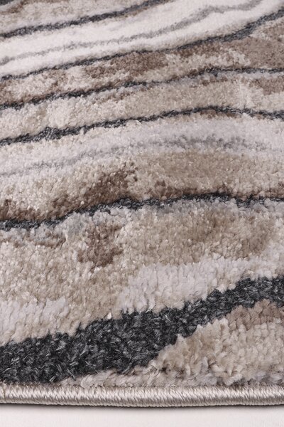 Koberec Bonanza 9106B GREY/BROWN (Dara) rozmery koberec: 80x150 cm