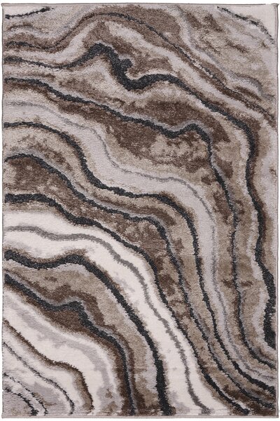 Koberec Bonanza 9106B GREY/BROWN (Dara) rozmery koberec: 80x150 cm
