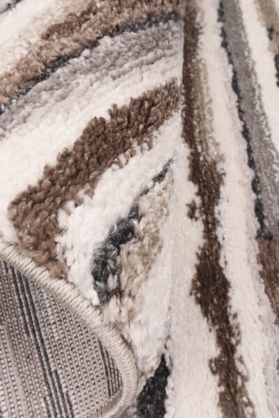 Koberec Bonanza 9202B CREAM/GREY rozmery koberec: 80x150 cm