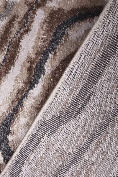 Koberec Bonanza 9106B GREY/BROWN (Dara) rozmery koberec: 80x150 cm