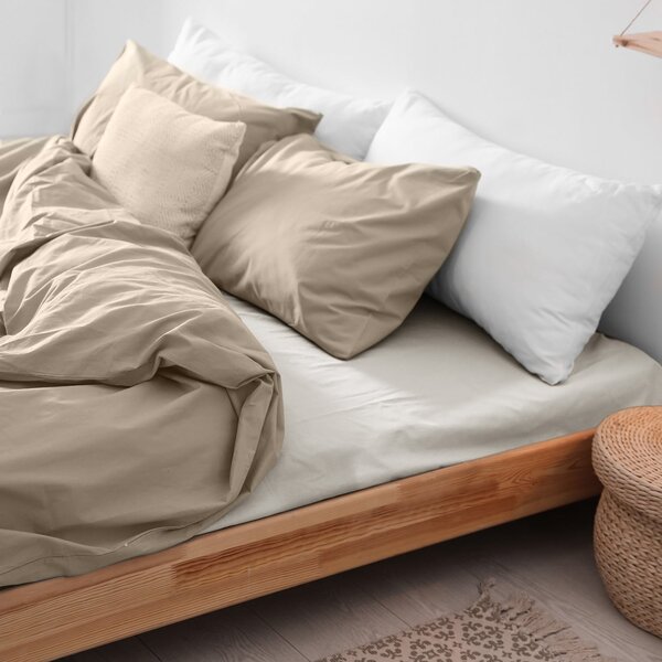 FLANELOVÉ PRESTIERADLO 90X200 CM PRÍRODNÉ