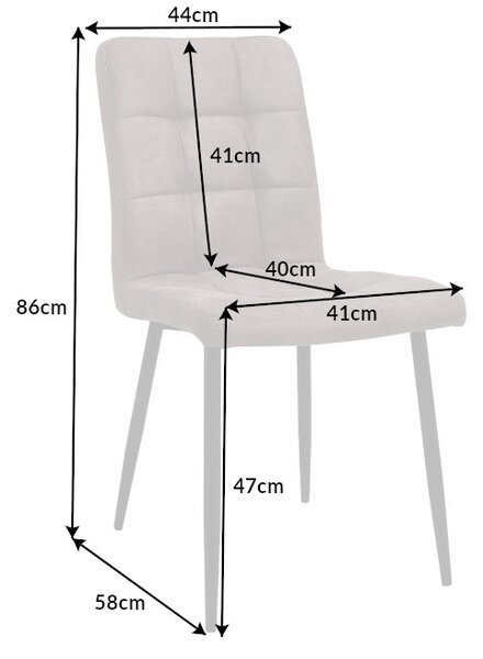 Dizajnová stolička Modern antik taupe