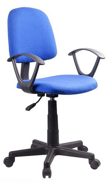 Kancelárska stolička s podrúčkami Tamson - modrá / čierna