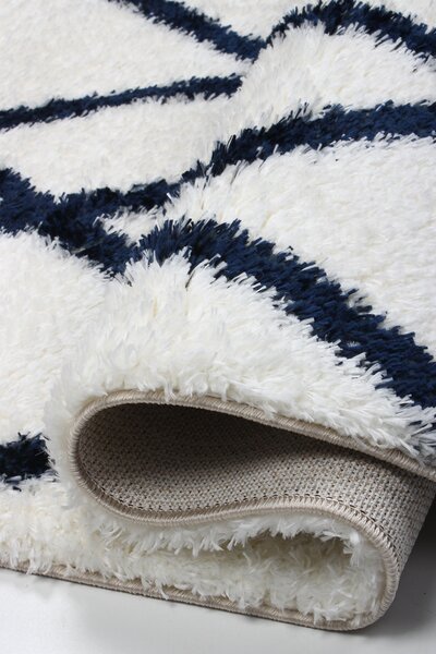 Koberec Boho 656 CREAM/NAVY BLUE rozmery koberec: 60x100 cm